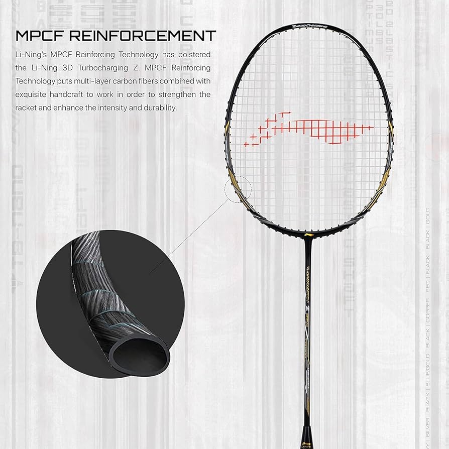 Li-Ning Turbo Charging Z Drive Strung Carbon Fibre High